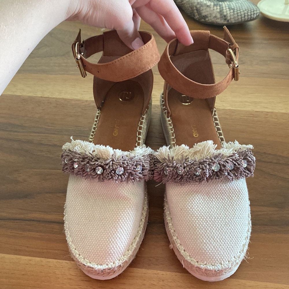 River Island platform shoes - size 8.5